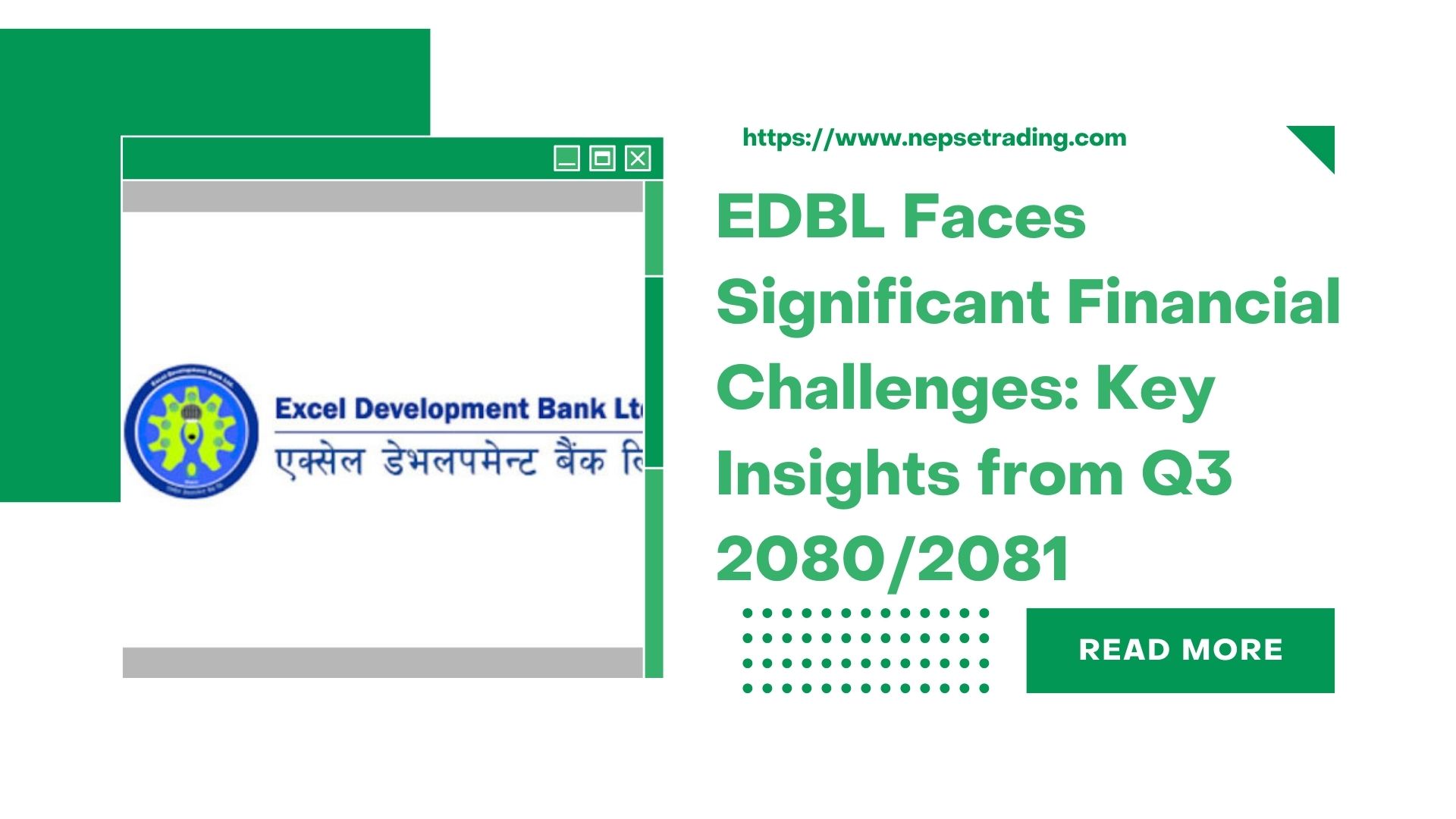 EDBL Faces Significant Financial Challenges: Key Insights from Q3 2080/2081