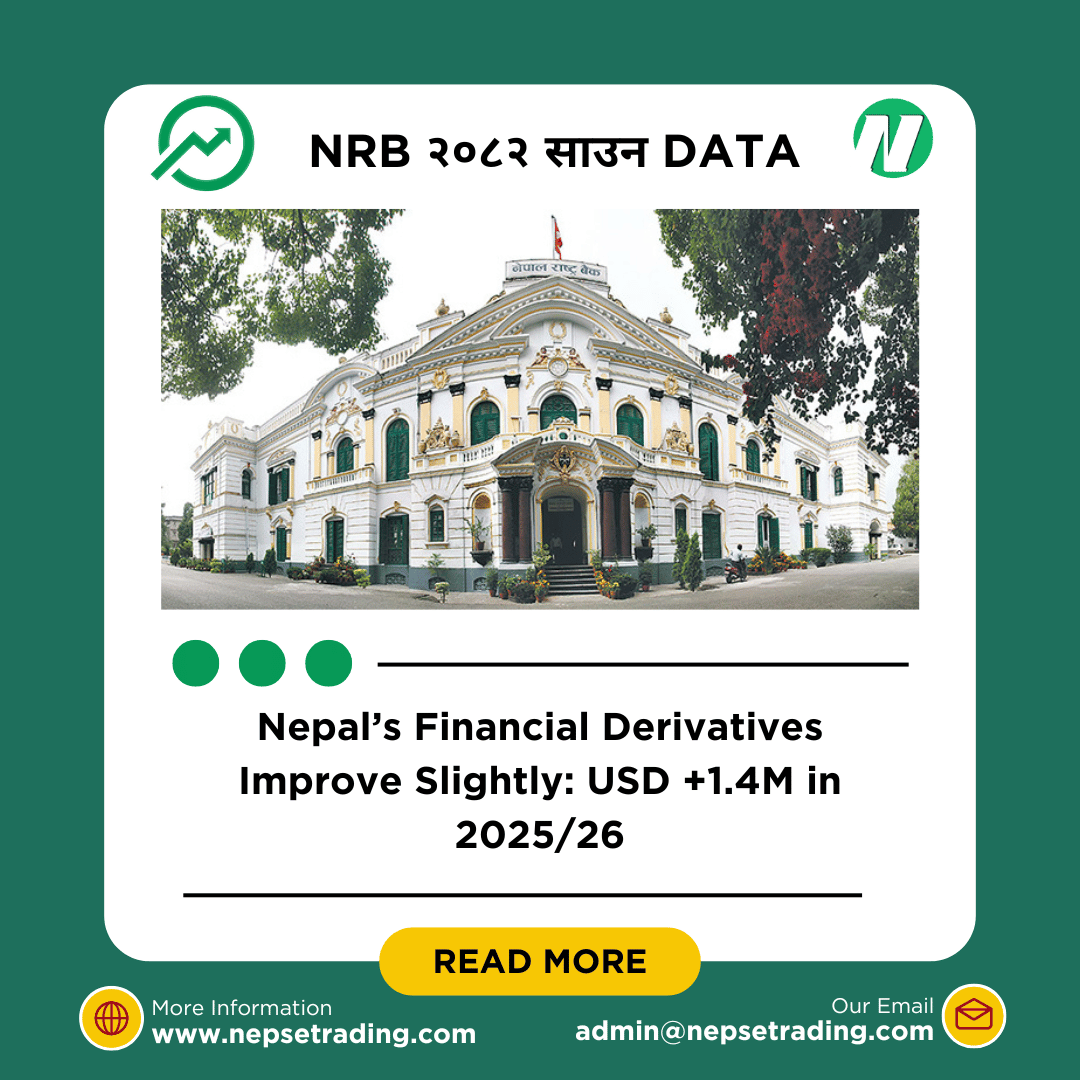 Nepal’s Financial Derivatives Improve Slightly: USD +1.4M in 2025/26