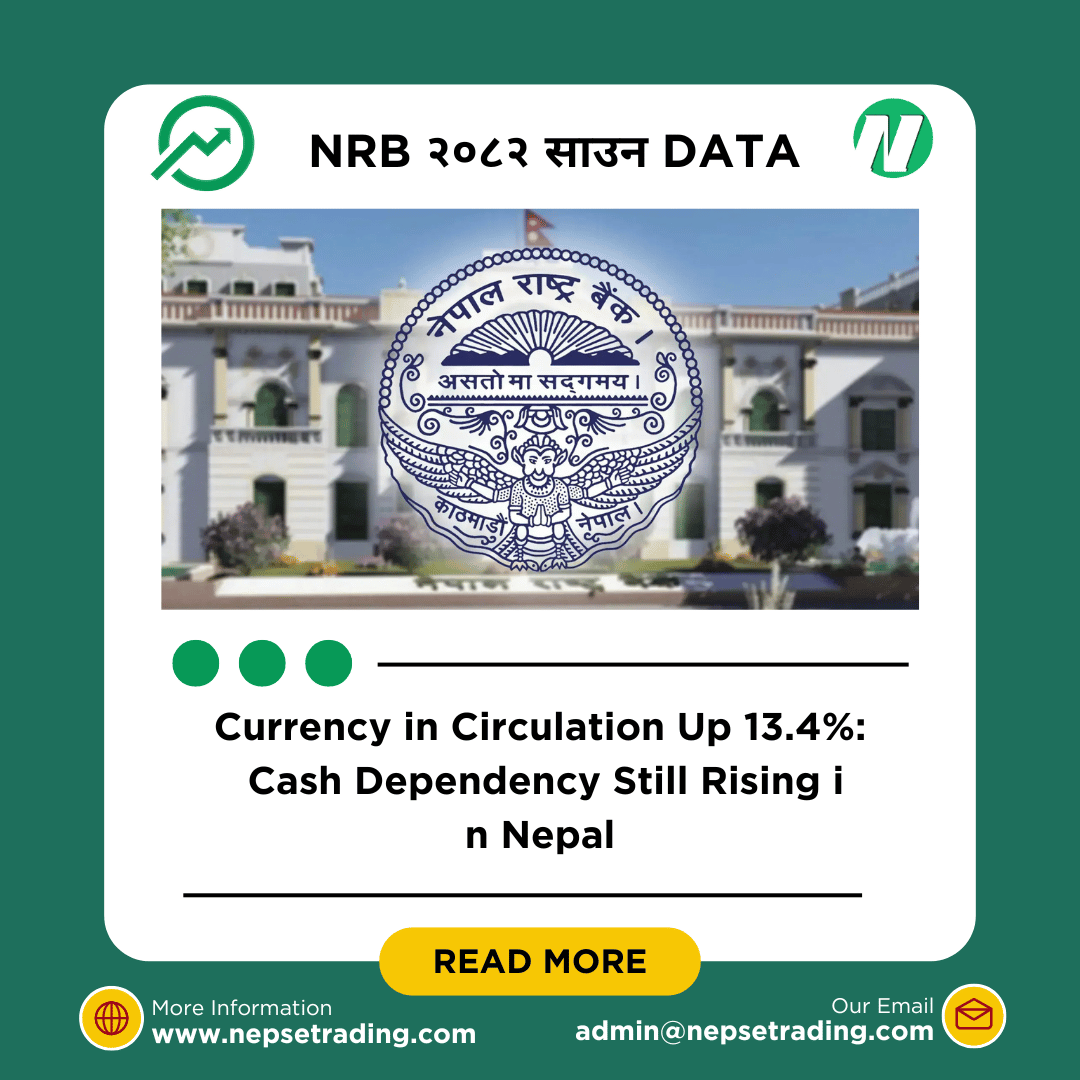 Currency in Circulation Up 13.4%: Cash Dependency Still Rising in Nepal