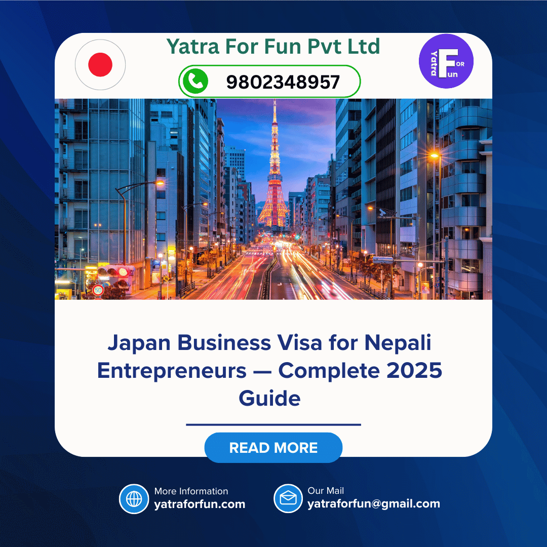 Japan Business Visa for Nepali Entrepreneurs — Complete 2025 Guide
