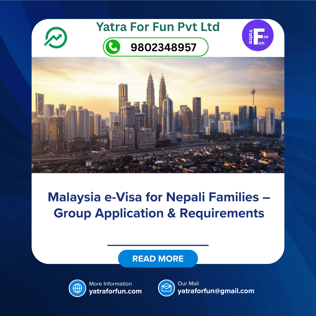 Malaysia e-Visa for Nepali Families – Group Application & Requirements