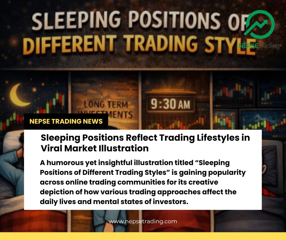 Sleeping Positions Reflect Trading Lifestyles in Viral Market Illustration