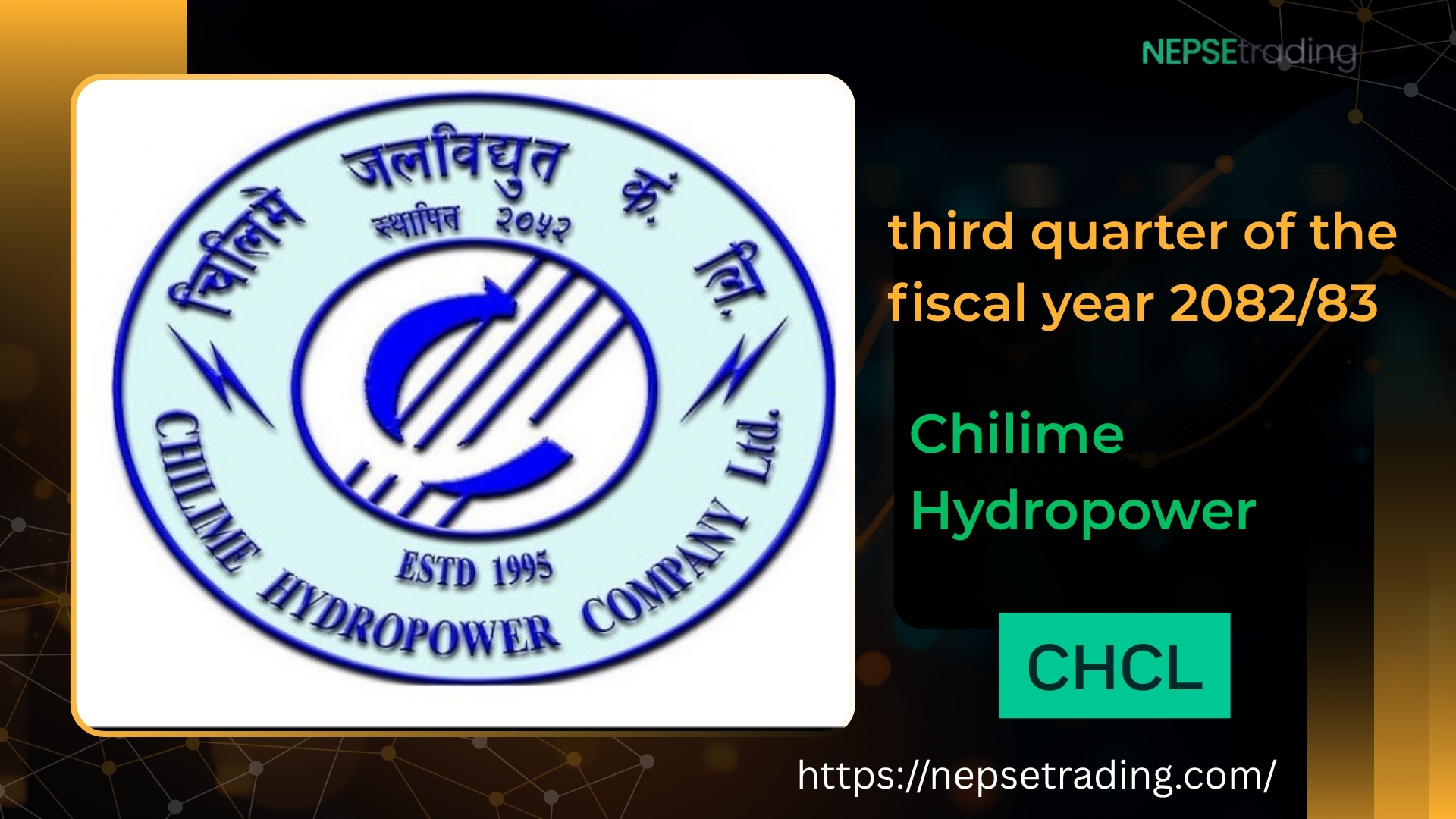 Chilime Hydropower Posts Profit Decline in Q3 Despite Strong Revenue Growth, Cost Pressure Weighs on Earnings