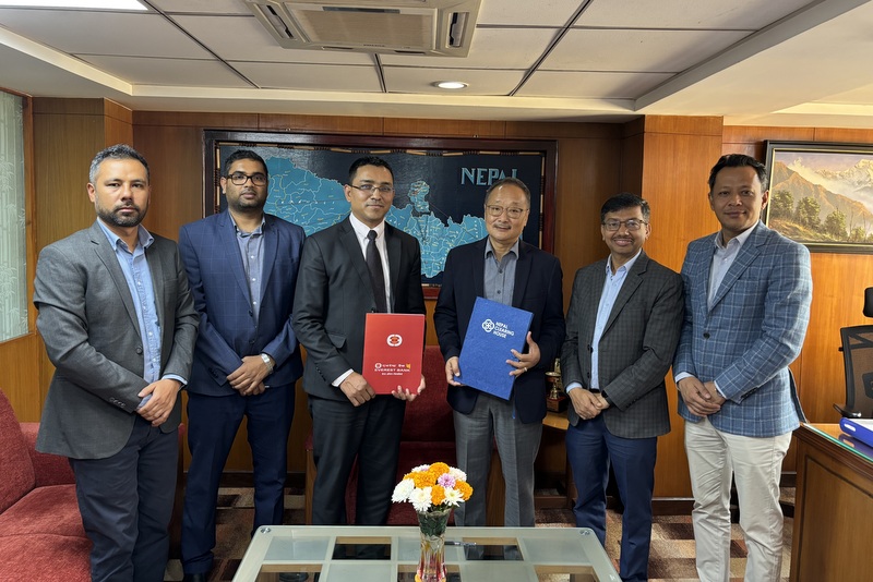 एभरेष्ट बैंक र एनसीएचएलबीच 'एलिपे प्लस' अन्तरदेशीय भुक्तानी सम्झौता